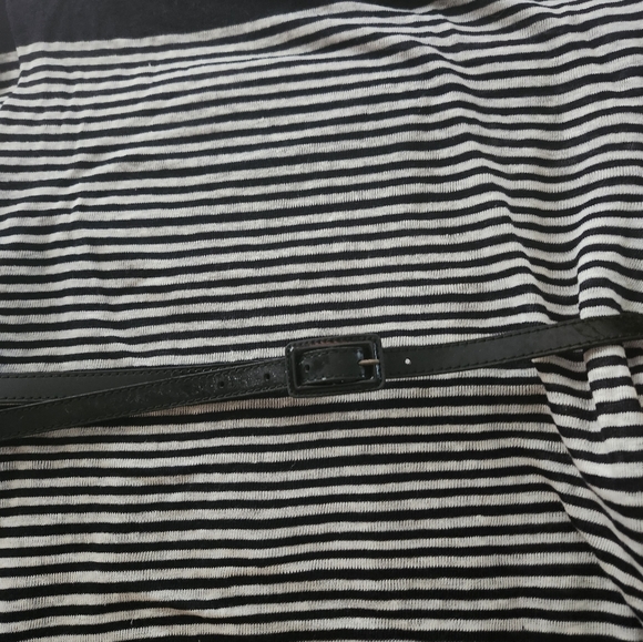 MASSIMO Dutti  tunic/sweater in midnight navy  with belt Size S - Picture 5 of 5